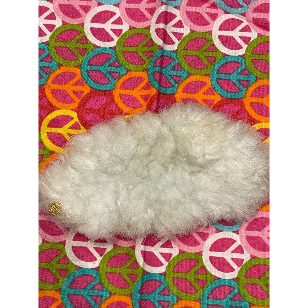 Vintage Mattel Barbie Doll White Short Jacket TAGGED Teal Lining